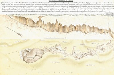 A morphology of the cave in Vilenica by Unknown